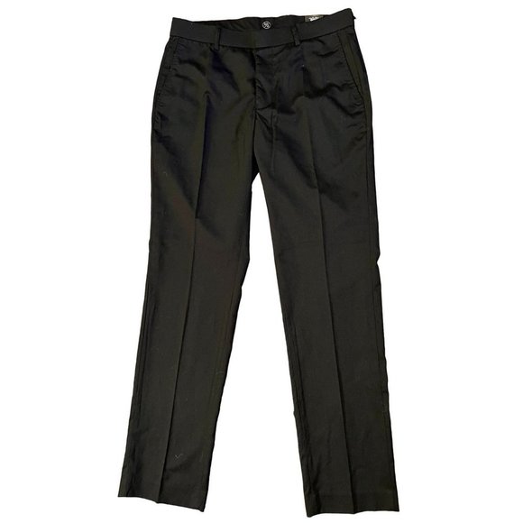 Michael Brandon Essentials Flex-Fit men's black pants slim fit 32 x 32 NWT - Picture 1 of 9